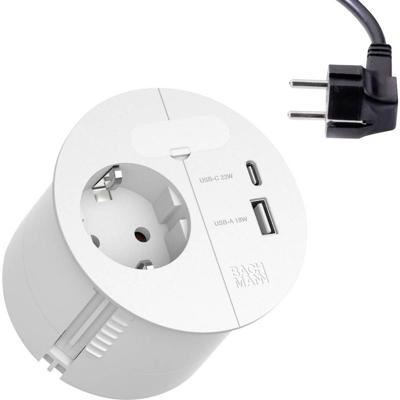 Bachmann 938.301 Bureaustekkerdoos Wit