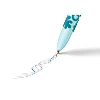 Bic Colours Velours 4-kleurenbalpen, medium, klassieke inktkleuren, doos van 12 stuks - thumbnail