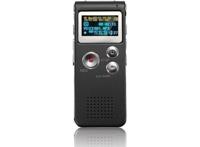 Fedec Premium Voicerecorder - Geluidsrecorder - Tot 8 GB geheugen - Zwart - thumbnail