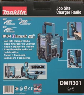 Makita DMR301 Accu bouwradio FM DAB/DAB+ Bluetooth met laadfunctie - thumbnail