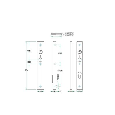 Kruk/kruk paar PRIO rechth. SKG*** rvs mat blind/PC72 LS Kruk/kruk paar PRIO rechth. SKG*** rvs mat blind/PC72 LS