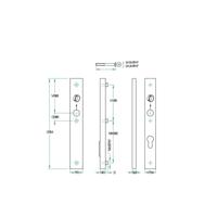 Kruk/kruk paar PRIO rechth. SKG*** rvs mat blind/PC72 LS - thumbnail