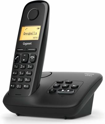 GIGASET A170A Zwarte vaste telefoon - Antwoordapparaat - 50 contacten - 25 min. opname