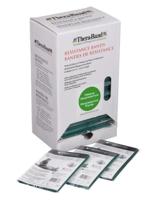Theraband Oefenband dispenser 30x 1,5 m zwaar - groen - thumbnail