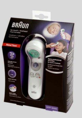 Braun Ntf 3000WE No Touch Voorhoofdthermometer