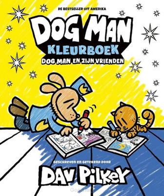 WPG Uitgevers Dog man kleurboek kleurboek WPG Uitgevers Dog man kleurboek kleurboek