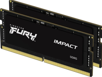 Kingston FURY Impact Werkgeheugenset voor laptop DDR5 32 GB 2 x 16 GB Non-ECC 5600 MHz 262-pins SO-DIMM CL40 KF556S40IBK2-32 - thumbnail