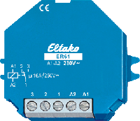 Eltako ER61-UC Schakelrelais Nominale spanning: 230 V Schakelstroom (max.): 10 A 1x wisselcontact 1 stuk(s) - thumbnail
