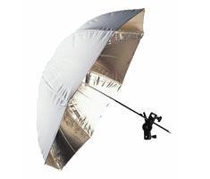 Falcon eyes flitsparaplu ur-32g goud/wit 80 cm