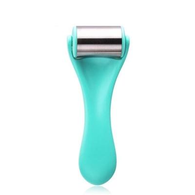 3 PC'S Facial Massager Beauty instrument RVS ijs roller Lift verstevigende gezicht huidverzorging gezicht (blauw)