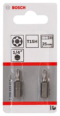 Bosch Accessories 2608522010 T-bit TR 15 Extra hard C 6.3 2 stuk(s)