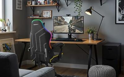 Force 3.7 RGB-gamingstoel Zwart - thumbnail