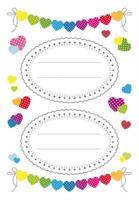 Herma decoratie etiketten 16 x 9 cm papier 6 delig - thumbnail