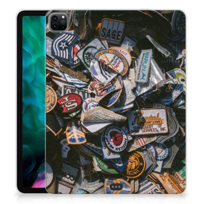 iPad Pro 12.9 (2020) | iPad Pro 12.9 (2021) Tablet Backcover met foto Badges iPad Pro 12.9 (2020) | iPad Pro 12.9 (2021) Tablet Backcover met foto Badges