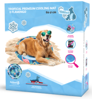 CoolPets Tropical Premium Cooling Mat Flamingo - thumbnail