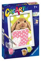 Ravensburger Creart schilderen op nummer - konijntje beker - thumbnail