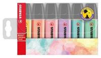 Markeerstift stabilo boss 70/6 6st pastel assorti | 5 stuks - thumbnail