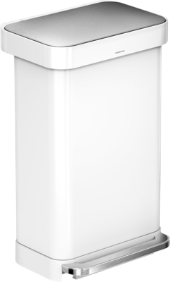 Simplehuman Afvalemmer Liner Pocket 45 liter Wit