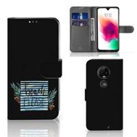 Motorola Moto G7 | G7 Plus Leuk Hoesje Boho Beach - thumbnail