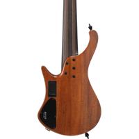 Ibanez EHB1506MS Bass Workshop Antique Brown Stained Low Gloss 6-snarige headless basgitaar met gigbag - thumbnail