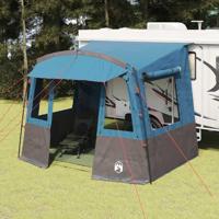 VidaXL Achterkleptent voor caravan met dak blauw 352 x 250 x 240 cm - thumbnail