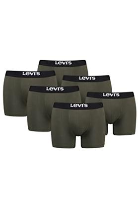 Levi's Boxershorts Solid Basic Organic Cotton 2-pack Khaki-L