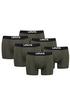 Levi's Boxershorts Solid Basic Organic Cotton 2-pack Khaki-L - thumbnail