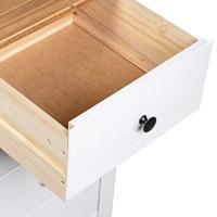 Dressoir Panama Range 46x40x89 cm grenenhout wit - thumbnail