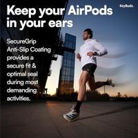 KeyBudz HyperFoam oordopjes AirPods Pro 2 - Black - thumbnail
