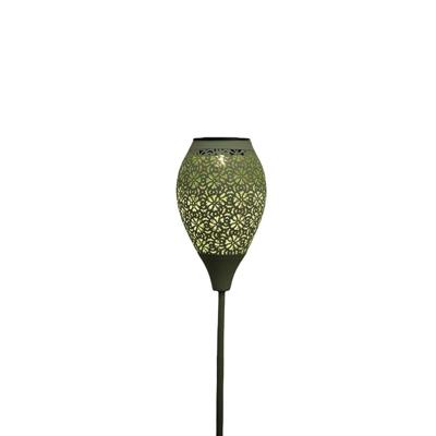 Fakkel solar metaal 78x10 cm sage groen Anna's Collection - Annas collection