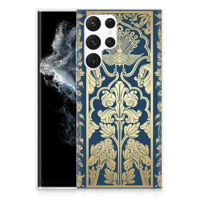 Samsung Galaxy S22 Ultra | TPU Case | Beige Flowers