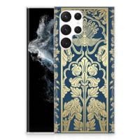 Samsung Galaxy S22 Ultra | TPU Case | Beige Flowers - thumbnail