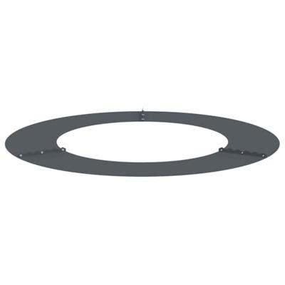 VidaXL Geschikt voor platte boomringen 5 pcs antraciet ø50 / 80 cm staal