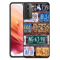 Samsung Galaxy S21 Silicone Back Case Kentekenplaten - thumbnail