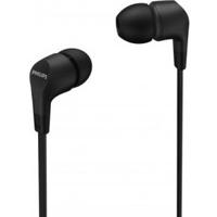 Philips E1105BK/00 In-Ear-Koptelefoon Bedraad met Afstandsbediening in Het Snoer (8,6-mm-Neodymium-Drivers, Krachtige Bas, Helder Geluid, Past Perfect) Zwart - 2020/2021 Model - thumbnail