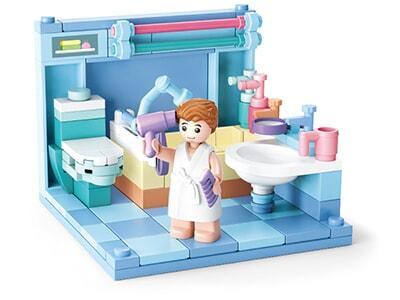 Sluban Mini Handcraft Badkamer 105pc