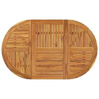 Tuintafel 150x90x75 cm massief acaciahout - thumbnail