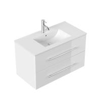 Wastafelkast Odin Wit 90 cm - thumbnail