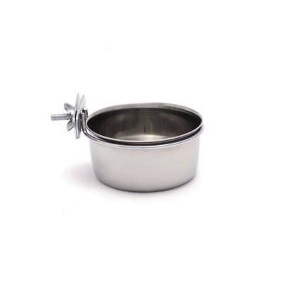 Rvs coop cups met houder en schroefdraad - 15 cm