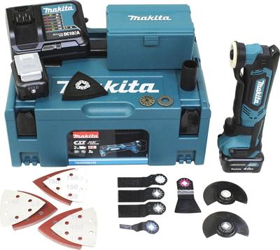 Makita TM30DSMJX5 TM30DSMJX5 Multifunctioneel accugereedschap Incl. 2 accus, Incl. lader, Incl. koffer 12 V 4 Ah Aantal meegeleverde accus: 2 Makita TM30DSMJX5 TM30DSMJX5 Multifunctioneel accugereedschap Incl. 2 accus, Incl. lader, Incl. koffer 12 V 4 Ah Aantal meegeleverde accus: 2