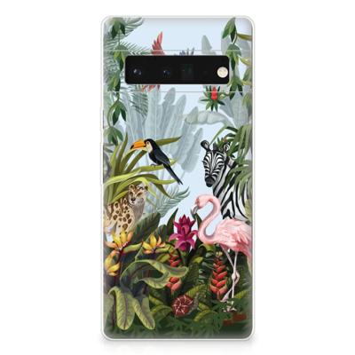 TPU Hoesje voor Google Pixel 6 Pro Jungle TPU Hoesje voor Google Pixel 6 Pro Jungle