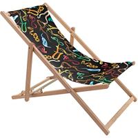 Seletti Deck Chair ligstoel Snakes - thumbnail