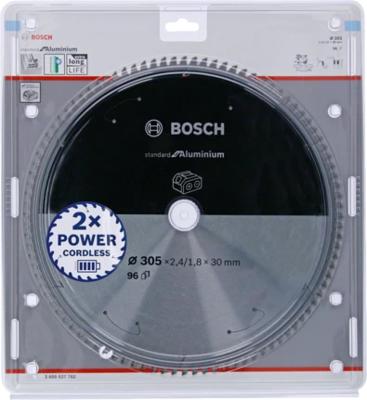 Bosch Accessoires Cirkelzaagblad St Alu 305X30X2.4/1.8X96T - 2608837782 Bosch Accessoires Cirkelzaagblad St Alu 305X30X2.4/1.8X96T - 2608837782