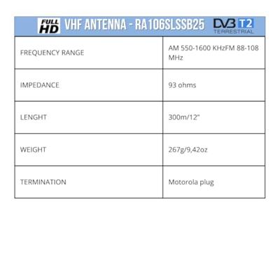 GLORA1281 - - 300 MM - RUBBER - 3 M - I