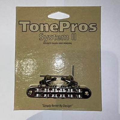 TonePros T3BP Nickel USA Locking TOM Style Bridge TonePros T3BP Nickel USA Locking TOM Style Bridge