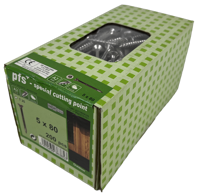 pgb-Europe PFS+ | RVS Spaanplaatschroef PFS+ VZK-T Ø 5,0x80 A2 TX25 - 200 stuks - PFWVTGA00005000803 - thumbnail