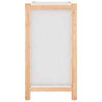 Dressoir 62x38x70 cm bewerkt hout wit - thumbnail
