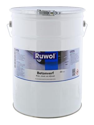 Ruwol Betonverf Helderblauw (RAL 5010) 20 liter Ruwol Betonverf Helderblauw (RAL 5010) 20 liter