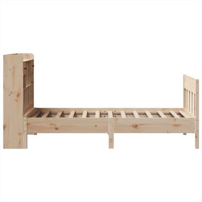 Bedframe zonder matras massief grenenhout 140x190 cm