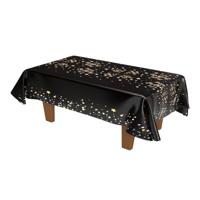 Tafelkleed Happy Birthday To You Zwart (270x135cm) - thumbnail